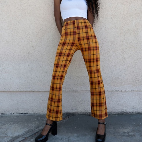 URBAN OUTFITTERS PLAID PANTS - Picture 1 of 3